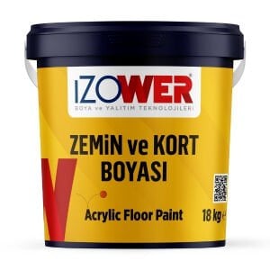 izower Zemin ve Kort Boyası (Akrilik)